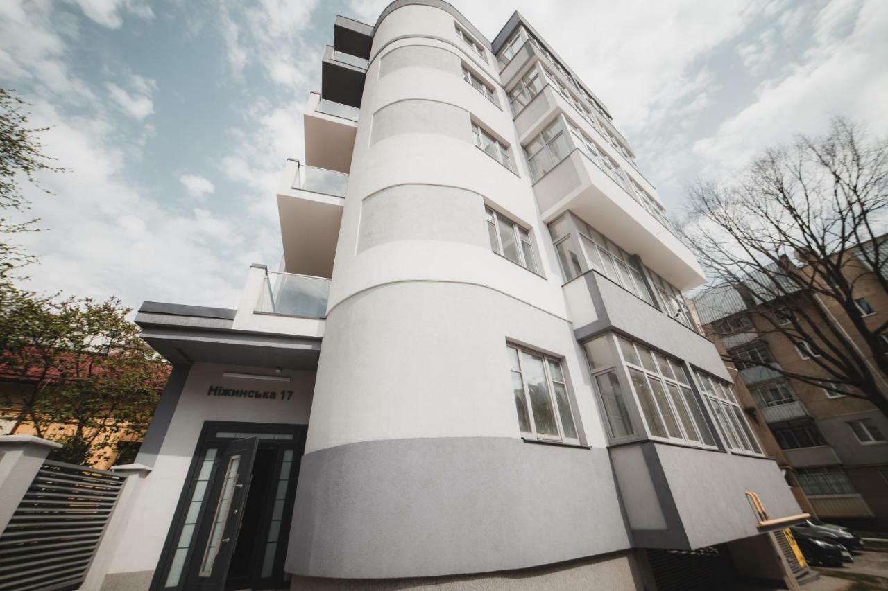 לבוב Apart-Hotel Kostjukowski Apartments Nizhynska 17 מראה חיצוני תמונה